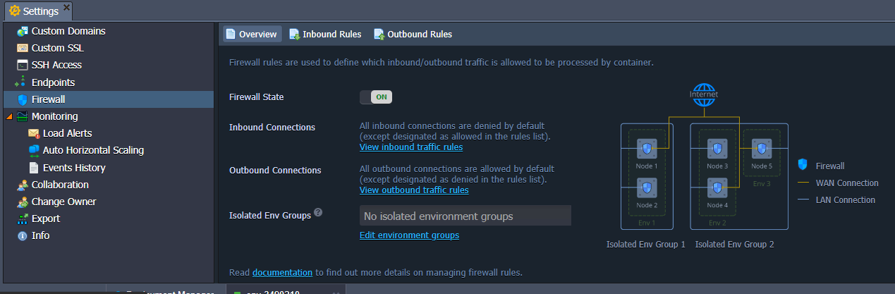 Regole del Firewall