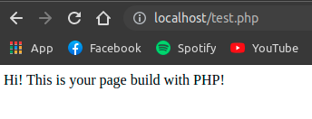 Test PHP